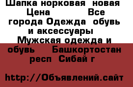 Шапка норковая, новая › Цена ­ 5 000 - Все города Одежда, обувь и аксессуары » Мужская одежда и обувь   . Башкортостан респ.,Сибай г.